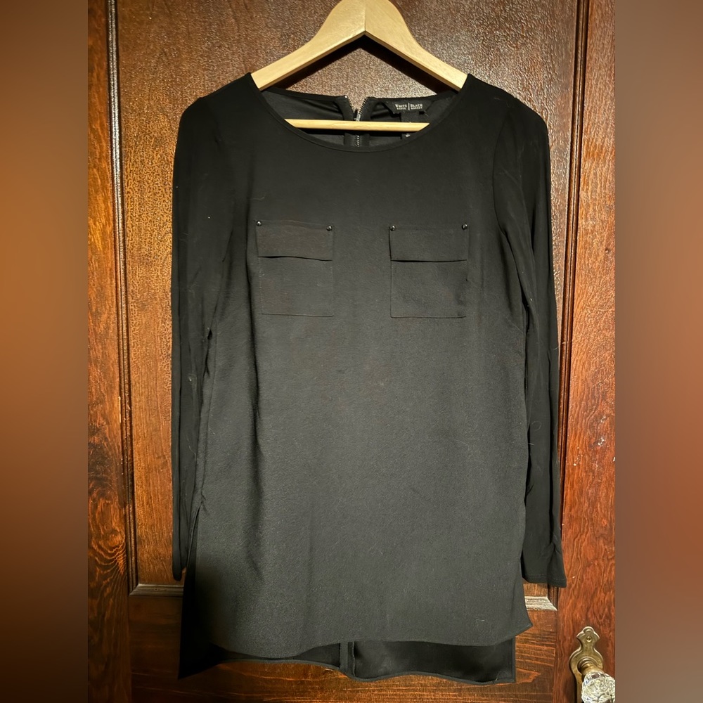 White House Black Market Long Tunic Shirt, XS, Old moment minimalist preppy girl